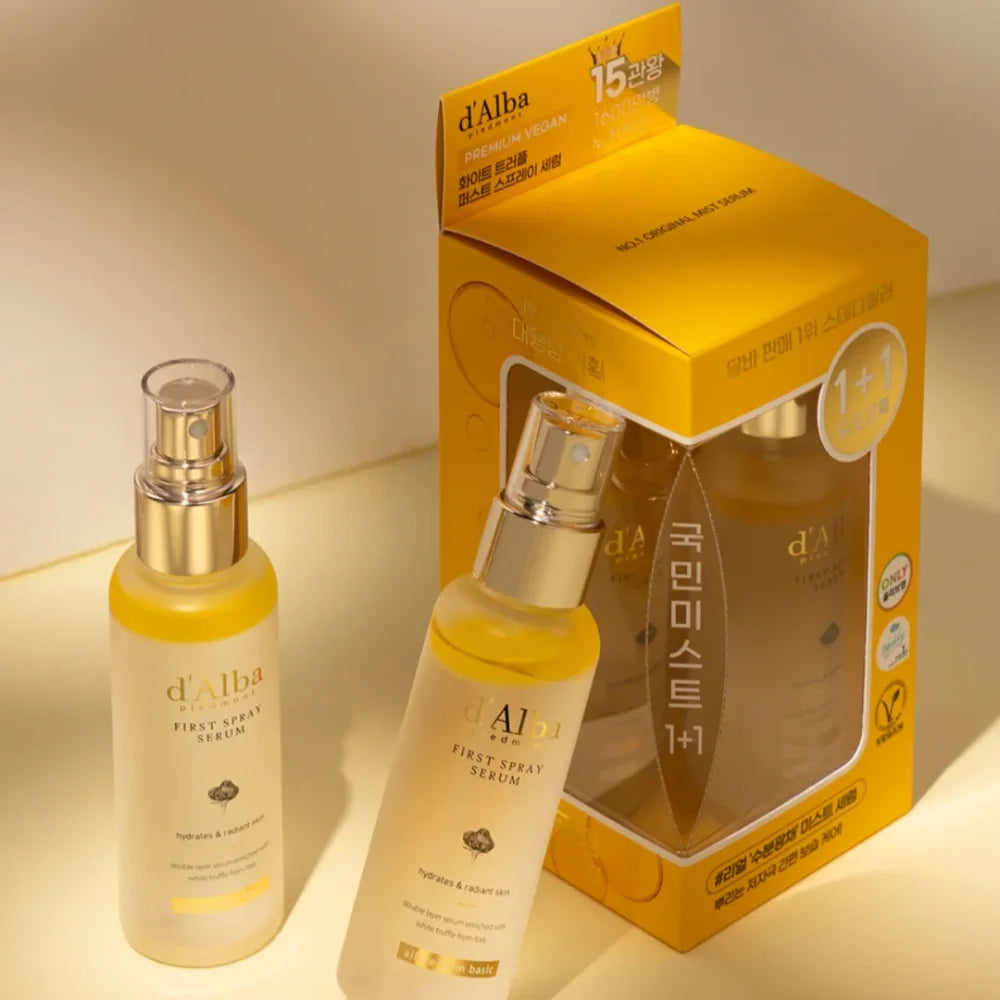 D’Alba White Truffle Spray – Hidratação e Proteção SPF50+
