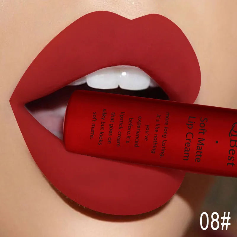 Hot Velvet Matte Nude Lip Gloss – Long-Lasting & Waterproof