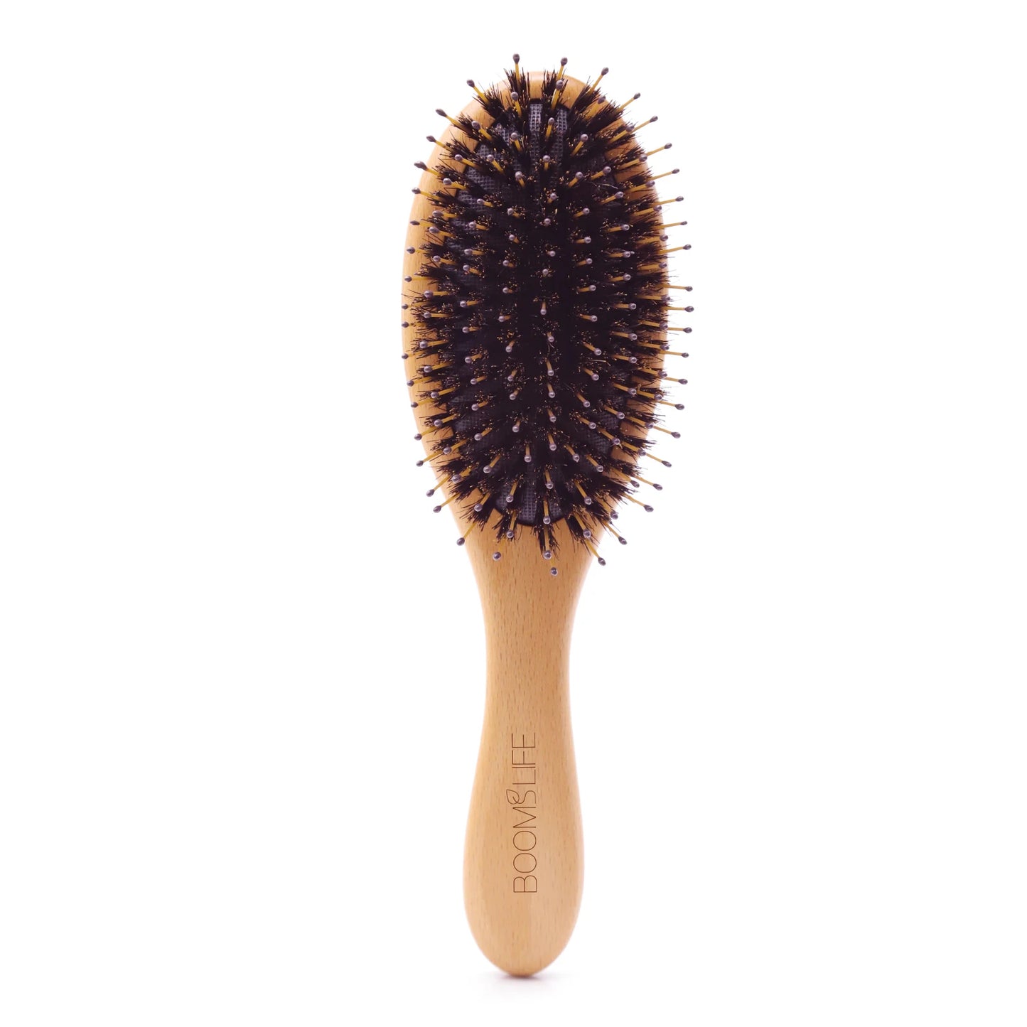 Boar bristle hairbrush
