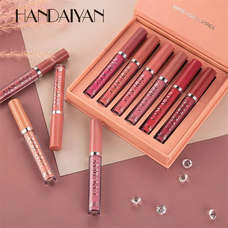 HANDAIYAN Lipstick Set – Waterproof, Long-Lasting & Matte
