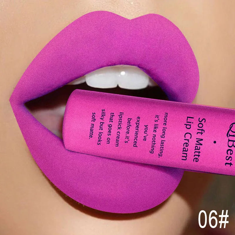 Hot Velvet Matte Nude Lip Gloss – Long-Lasting & Waterproof