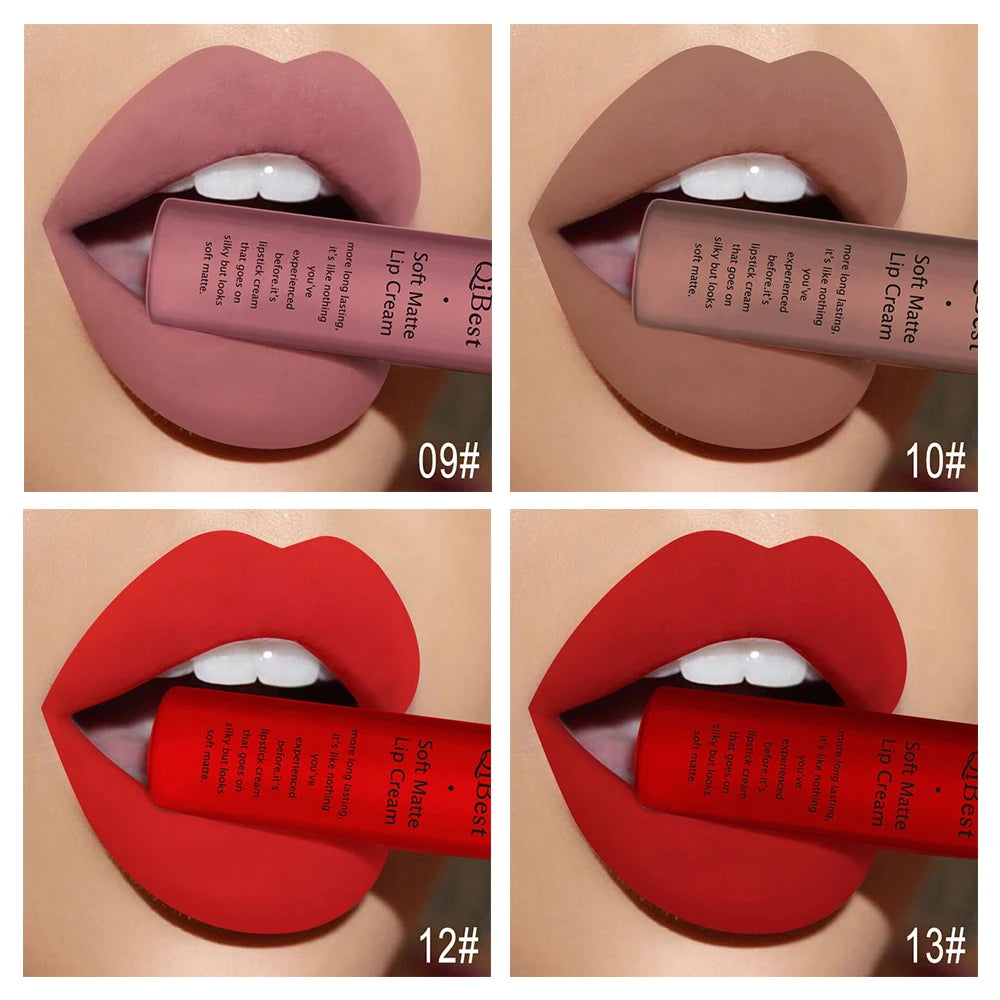 Hot Velvet Matte Nude Lip Gloss – Long-Lasting & Waterproof