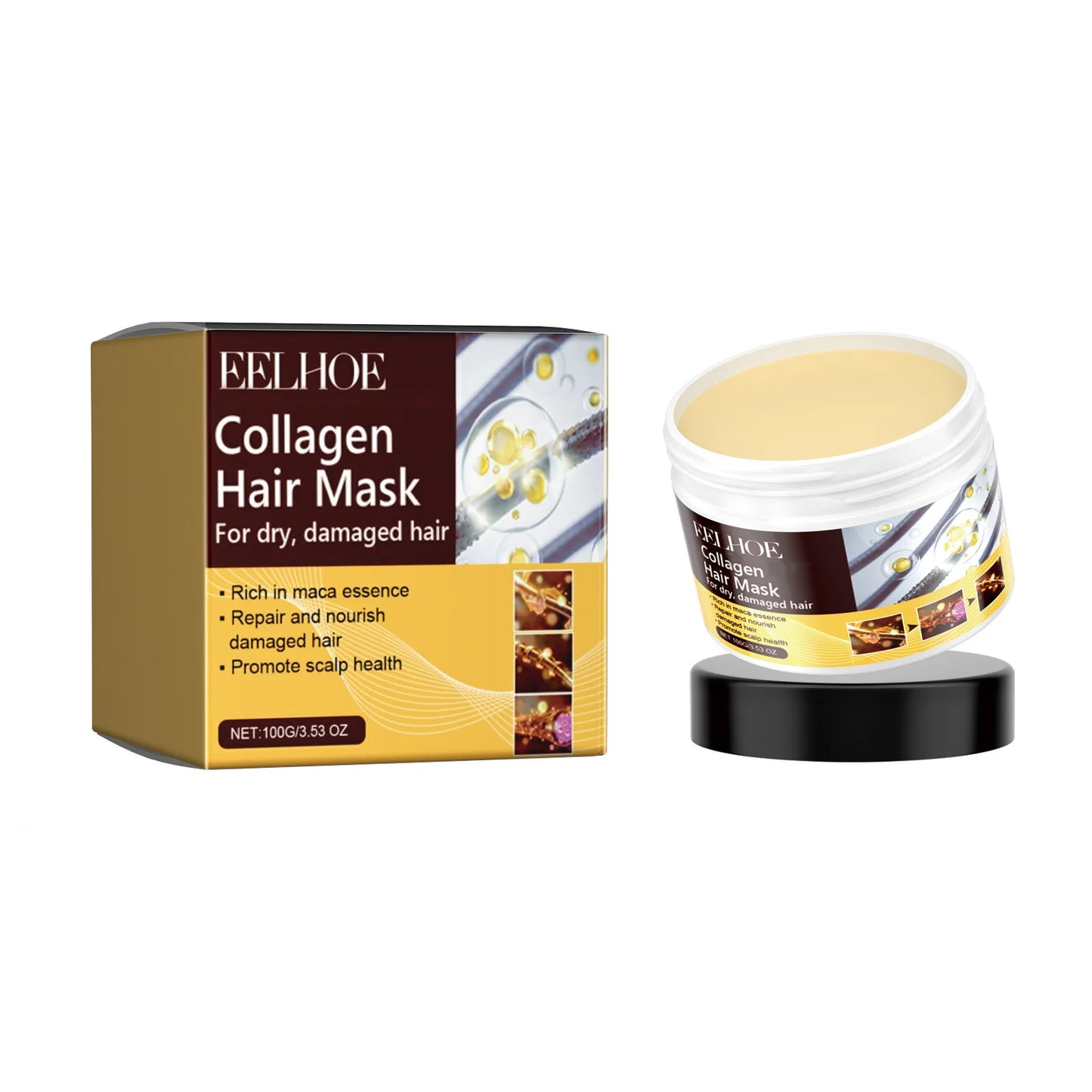 Collagen Keratin Hair Mask Repair Smooth Moisturize