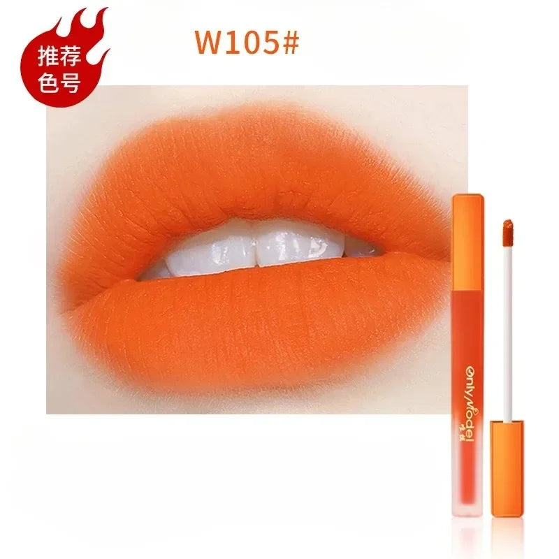 Orange Matte Lipstick – Silky Smooth & Long-Lasting