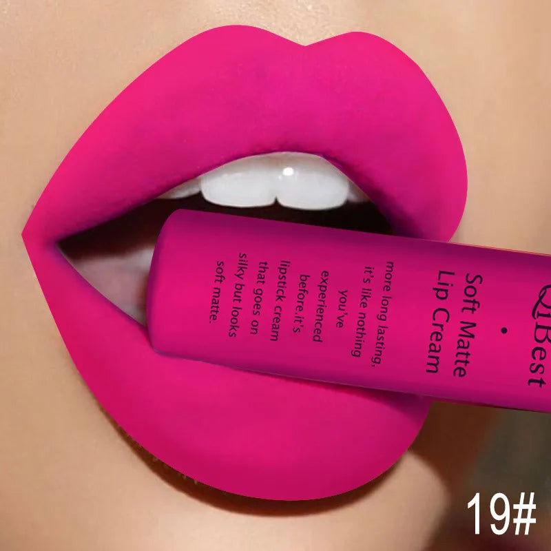 Hot Velvet Matte Nude Lip Gloss – Long-Lasting & Waterproof
