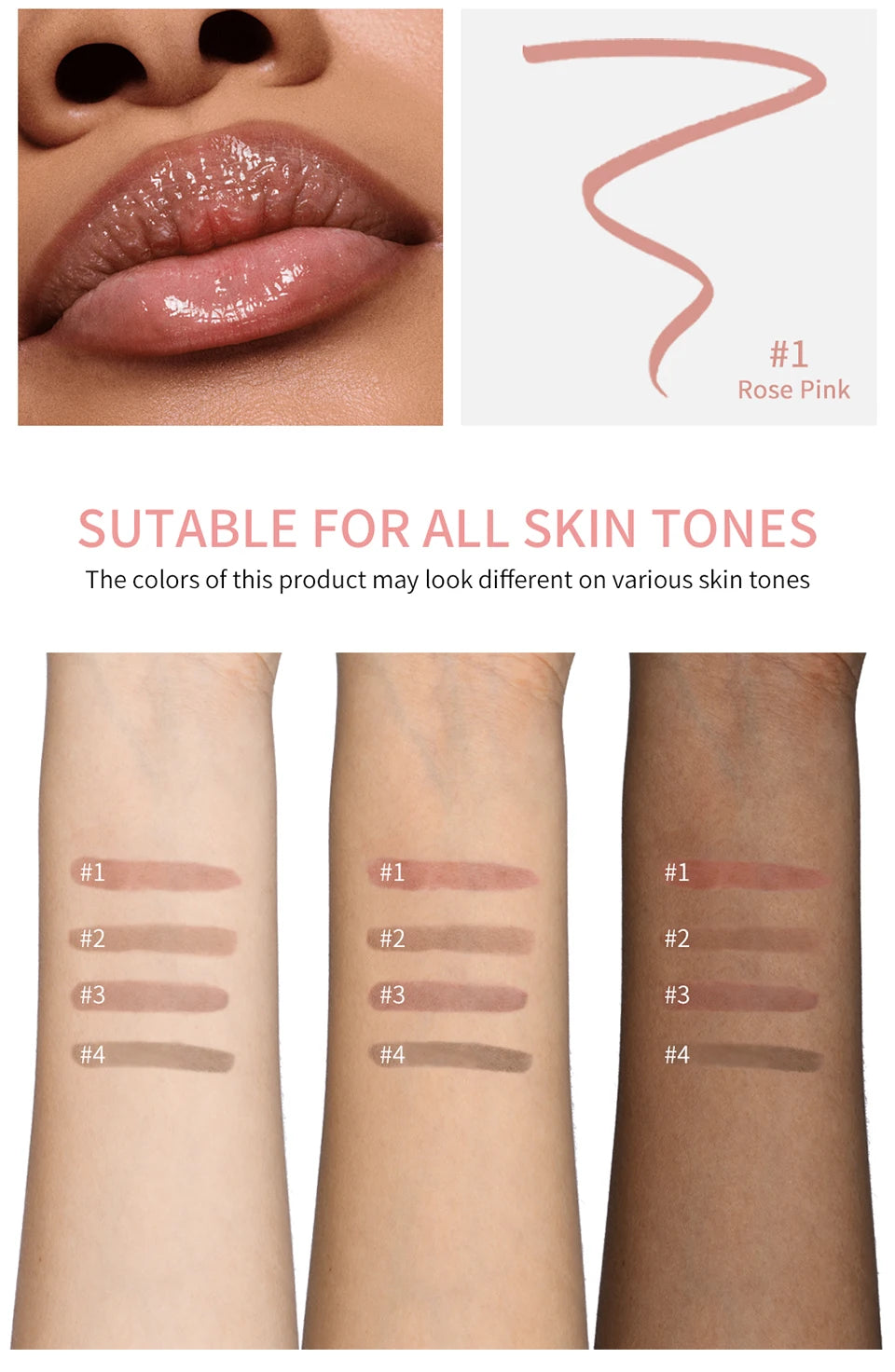 Waterproof Lip Liner Peel Off Tattoo Gloss Long Lasting