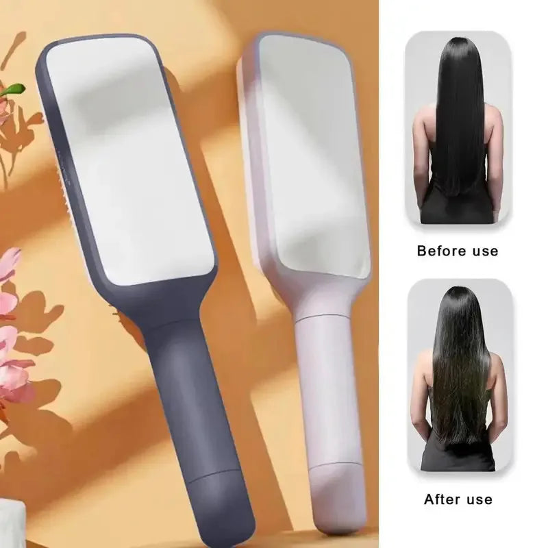 Long Handle Rotating Hair Comb