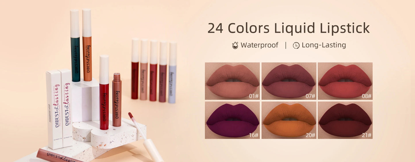 Hot Velvet Matte Nude Lip Gloss – Long-Lasting & Waterproof