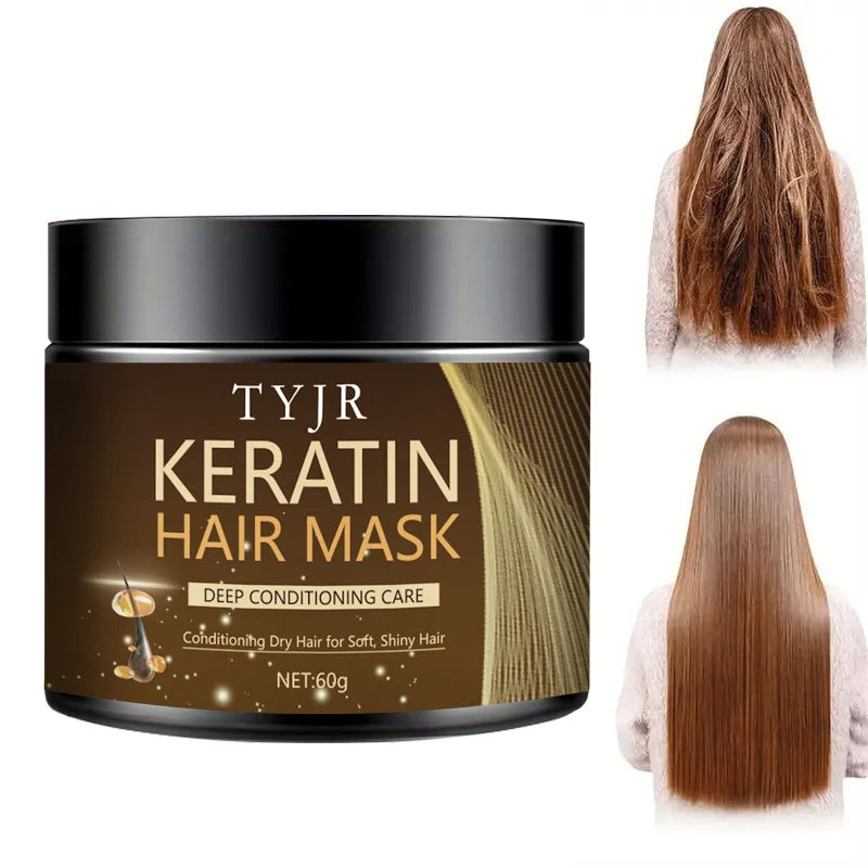 Keratin Hair Mask Deep Repair Travel Size 60g