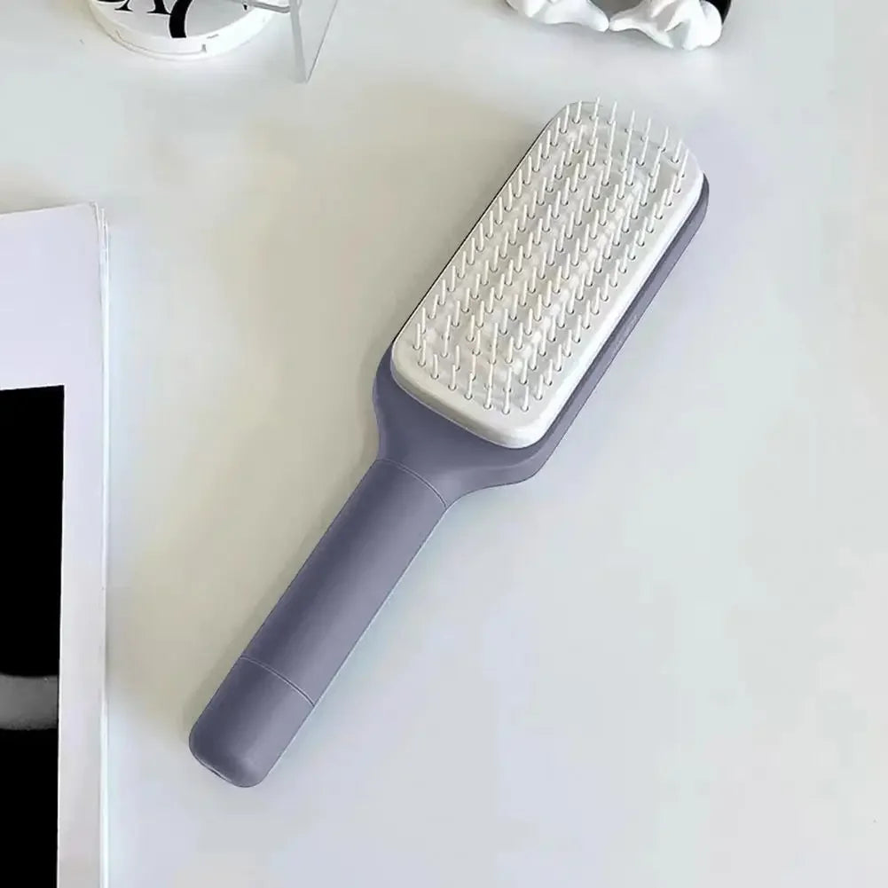 Long Handle Rotating Hair Comb