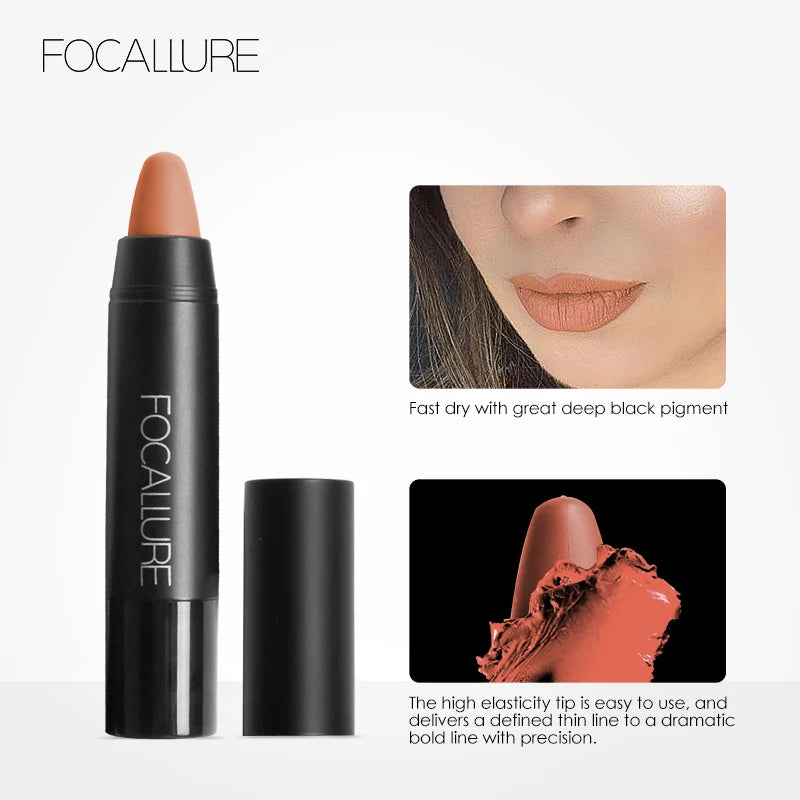 Focallure Matte Lipstick 19 Colors – Waterproof