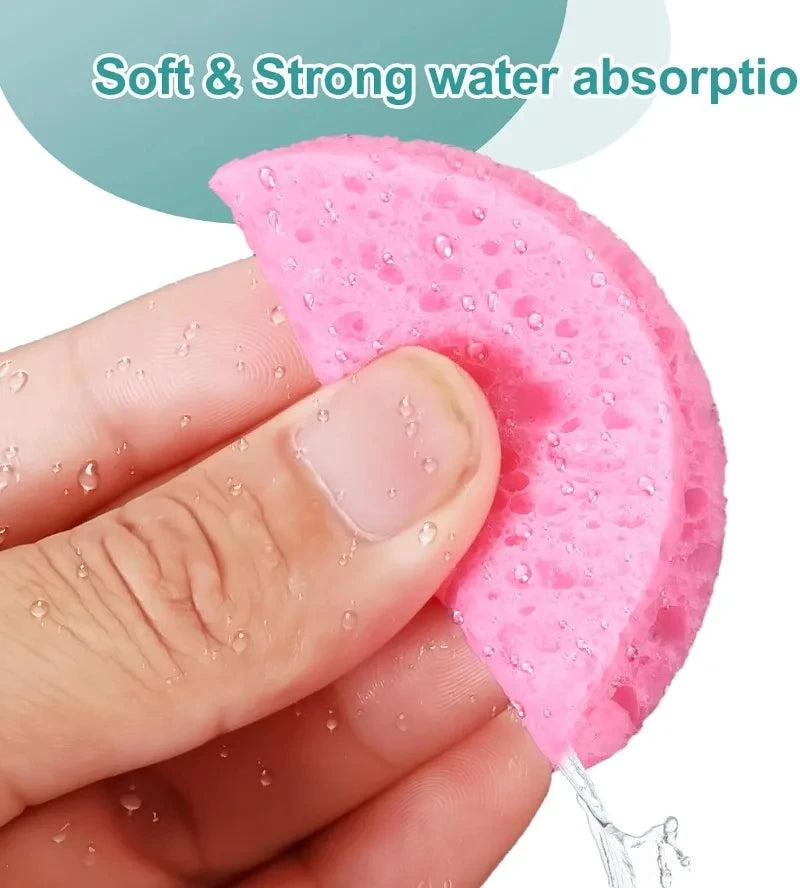 10 pieces of natural facial sponge