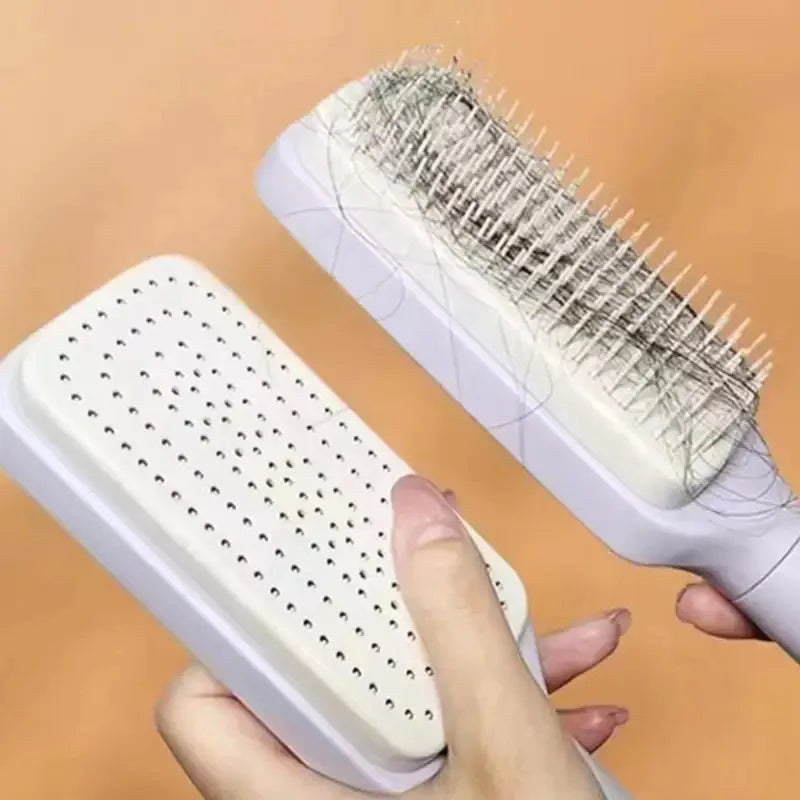 Long Handle Rotating Hair Comb