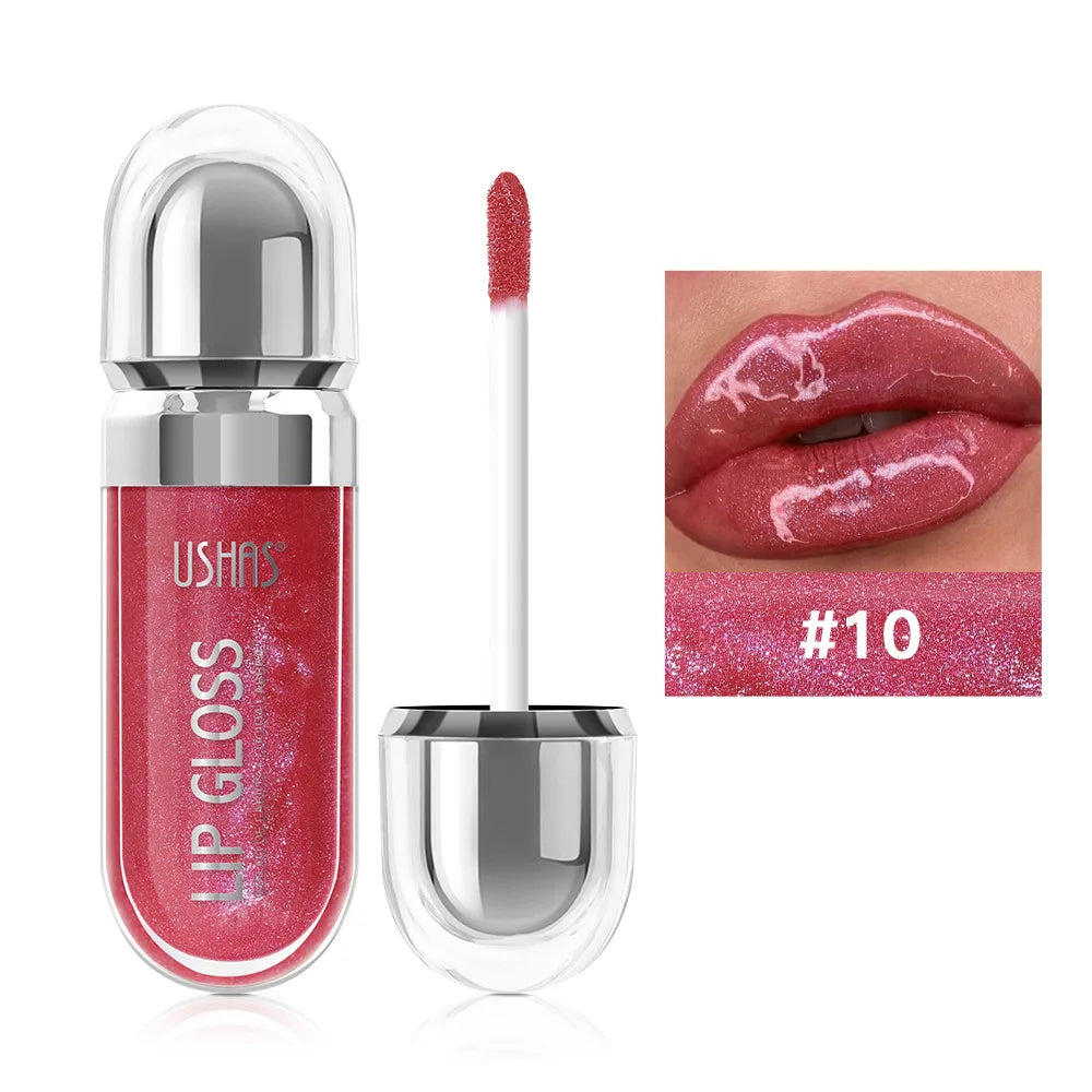 USHAS 12 Colors Pearlescent Liquid Lipstick