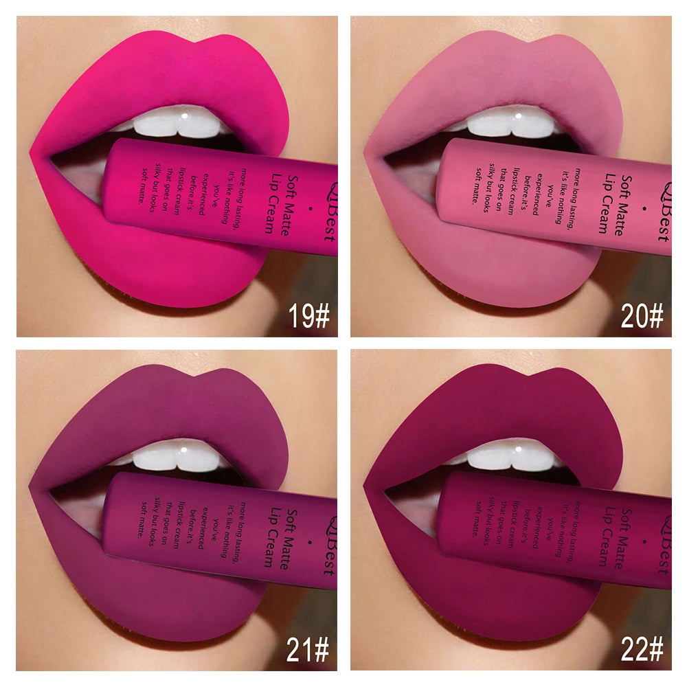 Hot Velvet Matte Nude Lip Gloss – Long-Lasting & Waterproof
