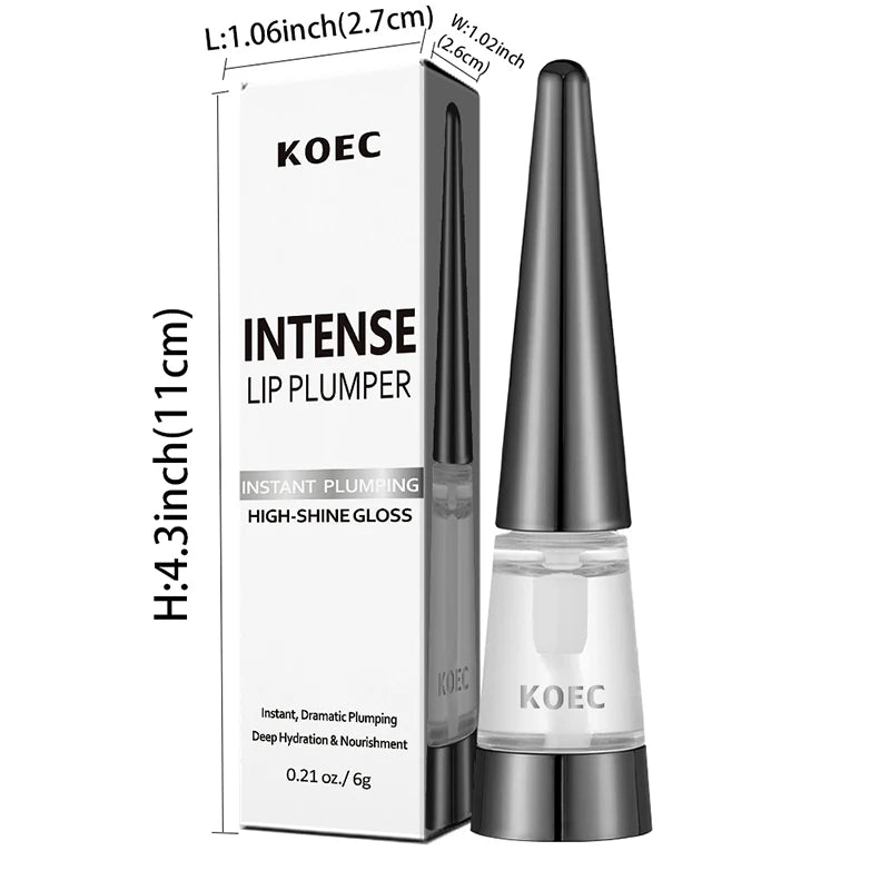 Korean Lip Plumper Oil – Hydrating High-Shine Lip Gloss