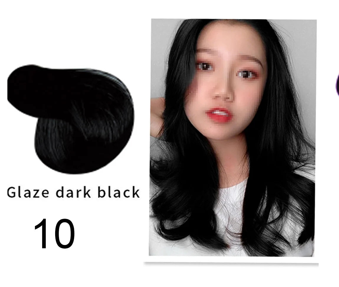 Mokeru Natural Brown Hair Color Shampoo – Long-Lasting Permanent Dye