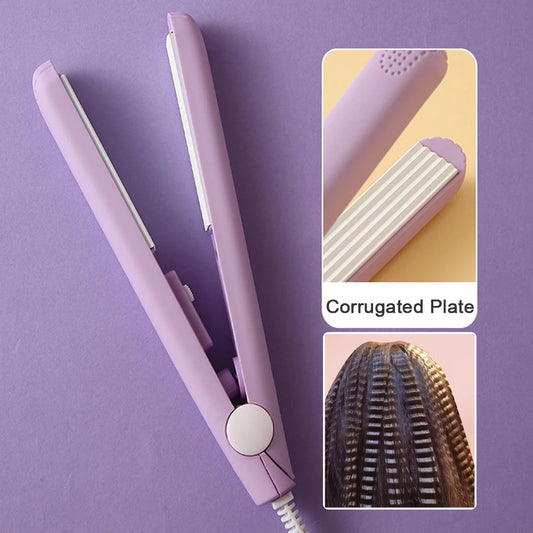 Mini Hair Curler – Electric Flat Iron & Crimper for All Hair