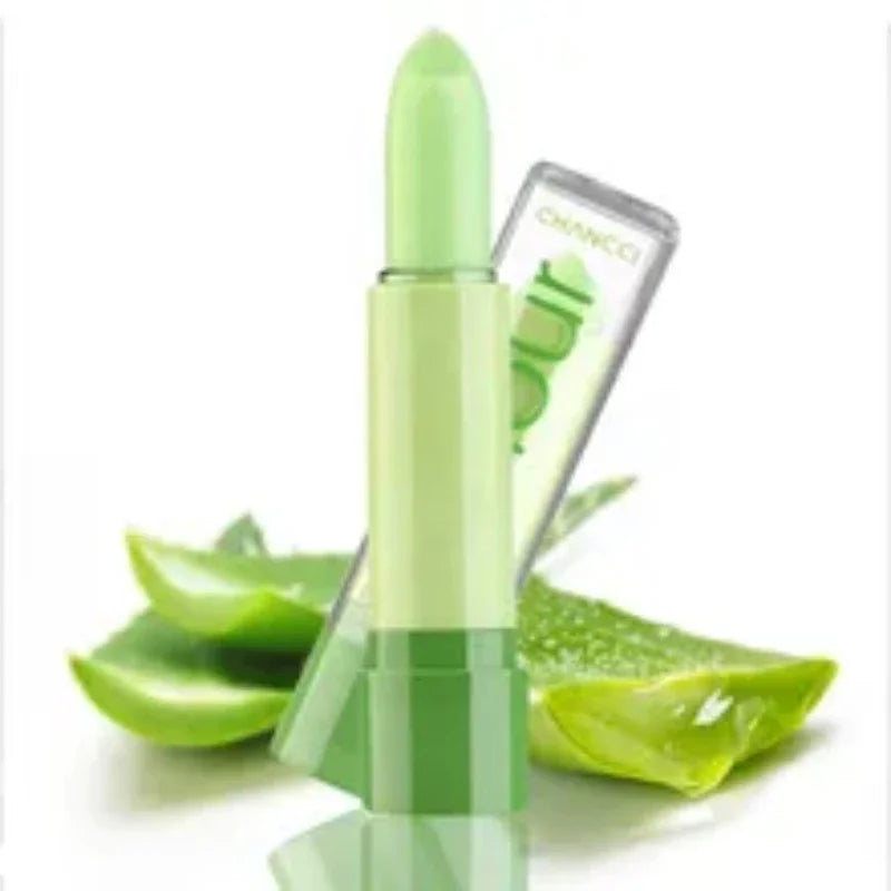 Waterproof tinted lipstick and lip balm