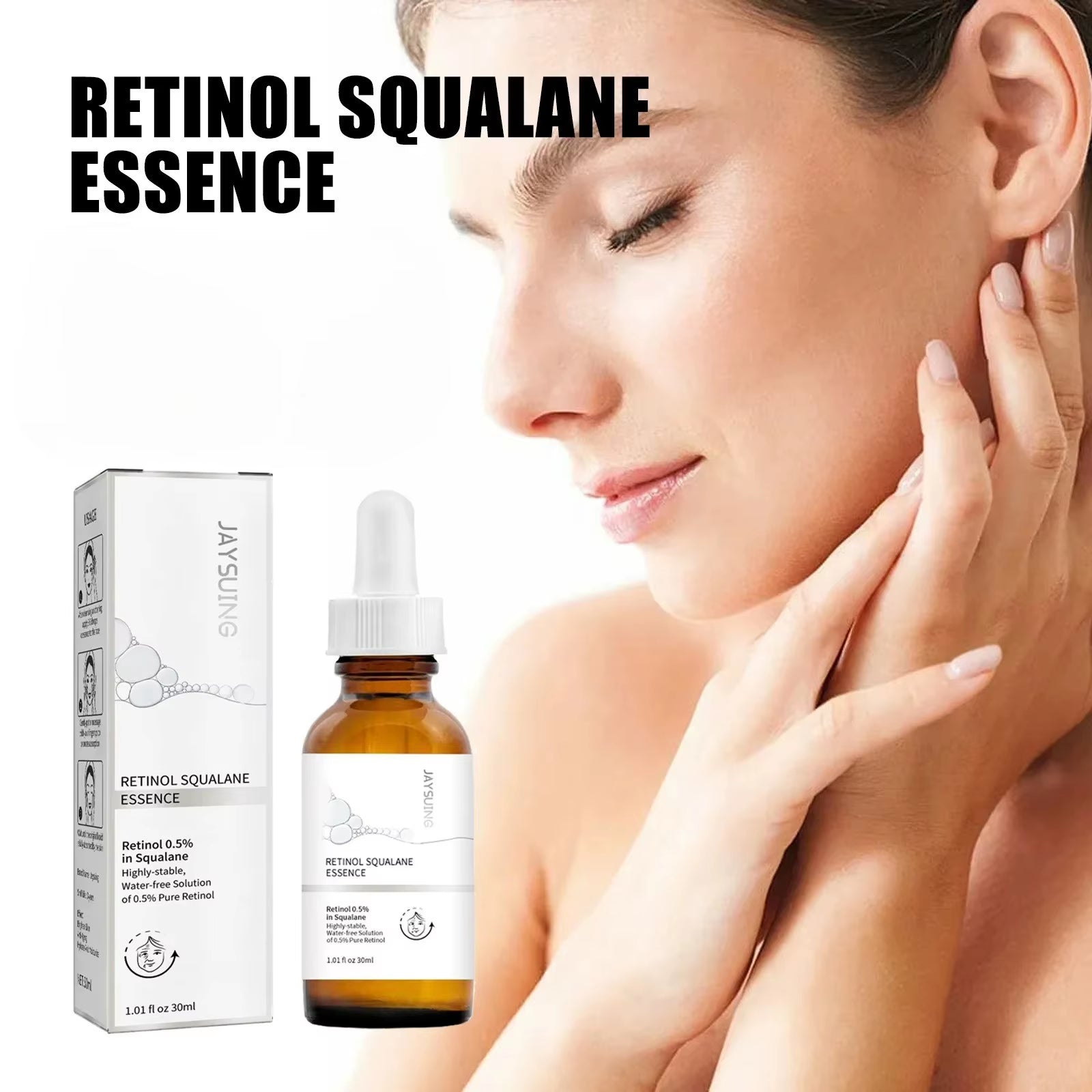Retinol Serum for Eye Area - Reduces Fine Lines, Lifts, Brightens, and Moisturizes Skin Firming Facial Essence