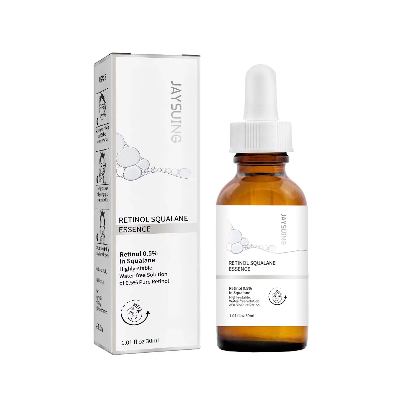 Retinol Serum for Eye Area - Reduces Fine Lines, Lifts, Brightens, and Moisturizes Skin Firming Facial Essence