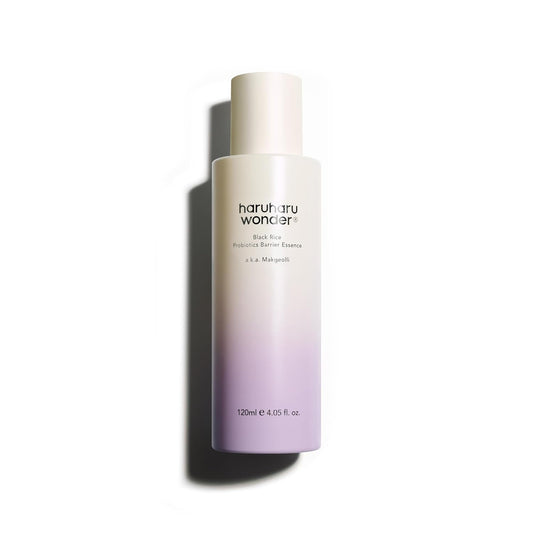 Wonder Black Rice Probiotics Barrier Essence 4.05 Fl. Oz., Essence Toner to Strengthen Skin Barrier with Ceramides, Fermented Ingredients, Milky Essence, Moisturizing, Plumping
