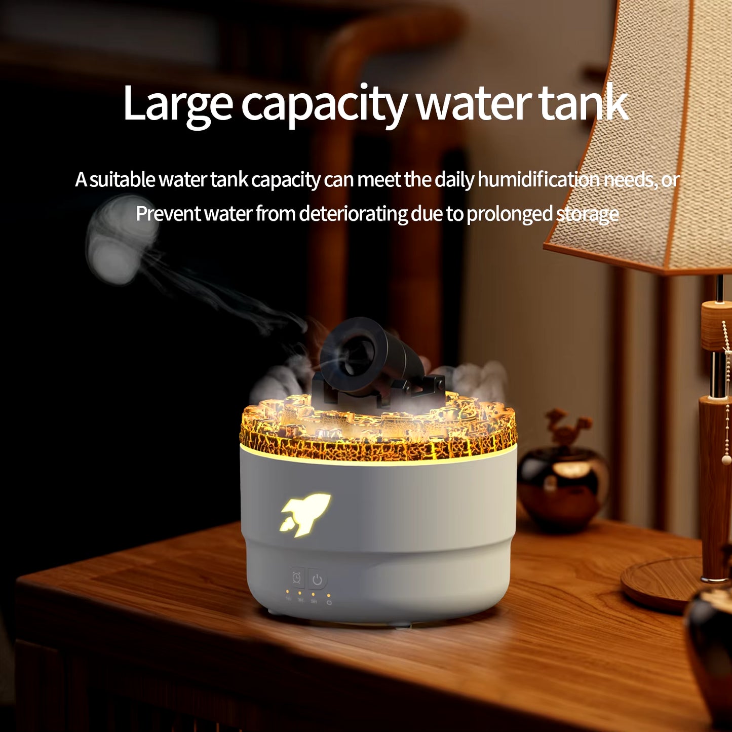 Cannon Blast Aroma Humidifier Aroma Diffuser Cannon Blast Turret Aromatherapy Humidifier Air Humidifier for Home Office Bedroom