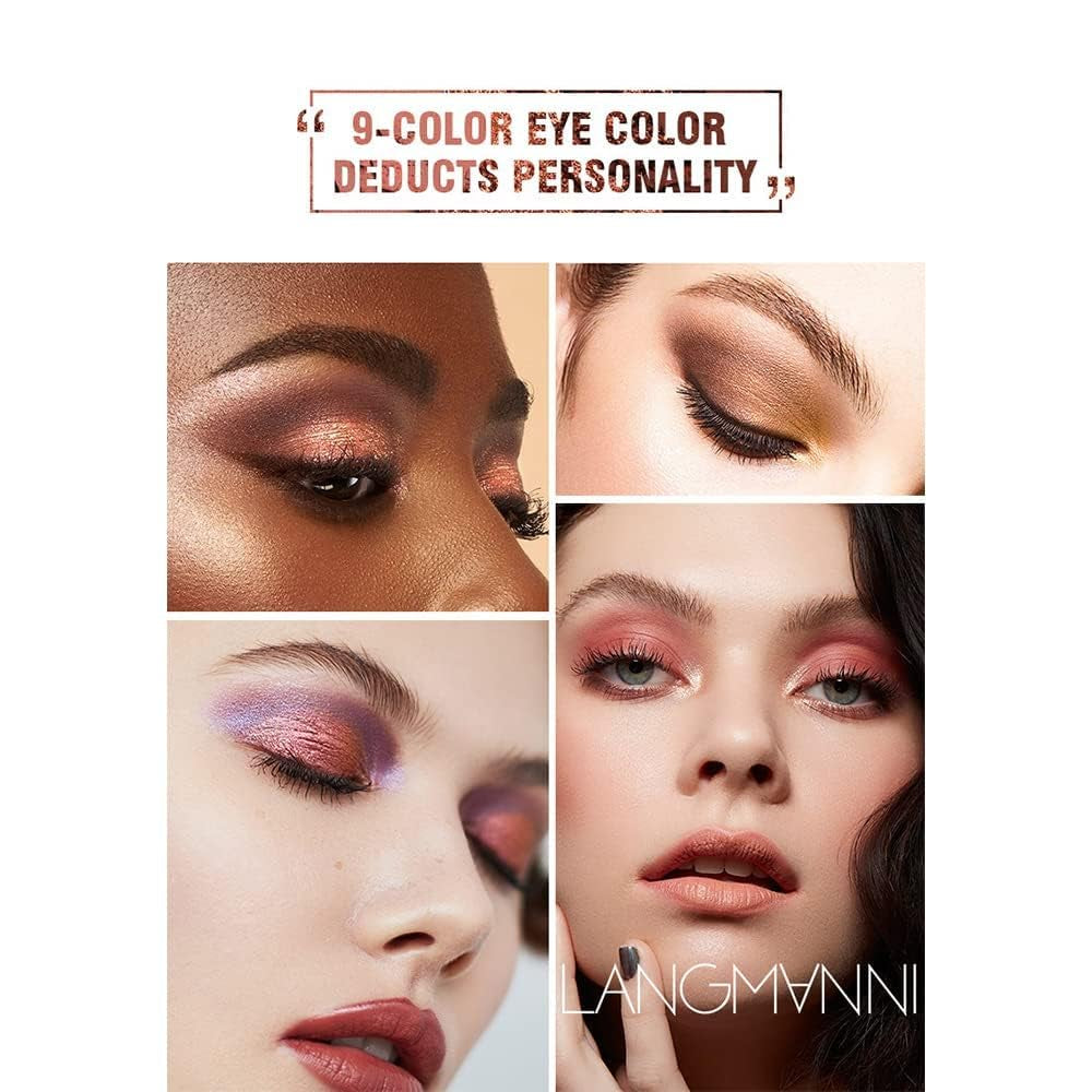 Colorful Eyeshadow Palette High Pigmented Makeup Palette Matte and Shimmer Glitter Eyeshadow Waterproof Long Lasting Eye Shadow Palette 06#
