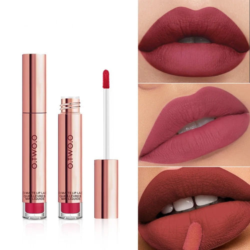 12 Color Velvet Matte Lipstick – Long Lasting & Waterproof - Addoree