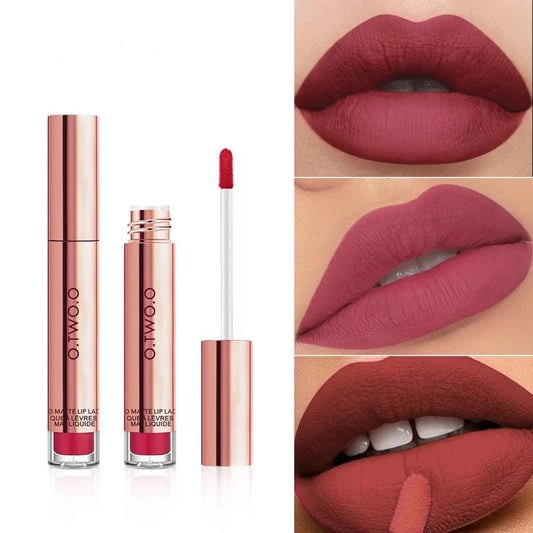 12 Color Velvet Matte Lipstick – Long Lasting & Waterproof - Addoree