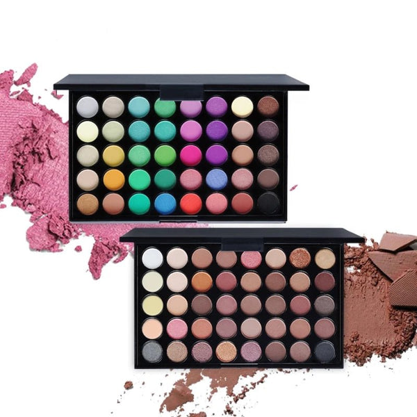 Paleta de sombras POPFEEL com 40 cores - Addoree