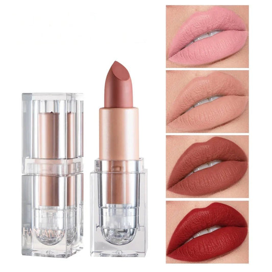 HANDAIYAN nude matte lipstick – velvety, long-lasting - Addoree